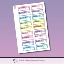 Load image into Gallery viewer, 0345 - Appointments - LLS x PSC