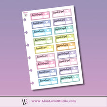 Load image into Gallery viewer, 0345 - Appointments - LLS x PSC