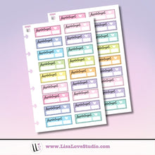 Load image into Gallery viewer, 0345 - Appointments - LLS x PSC

