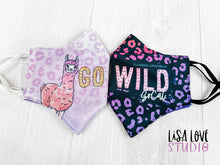 Load image into Gallery viewer, Novelty Dust Mask - GO WILD 2022! Lisa Love Studio x Planners Anonymous
